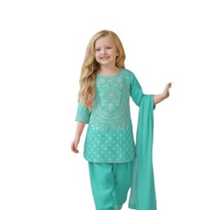 Elegant 3 Piece Traditional Ethnic Outfit for Weddings Festivals & Special Occasions